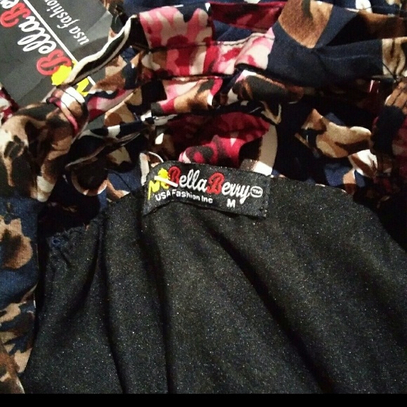 NWT Bella Berry flowy dress - Picture 3 of 5